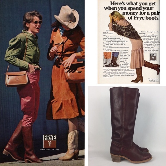 Frye Shoes - VTG Frye American Classics Leather Riding boot 7.5